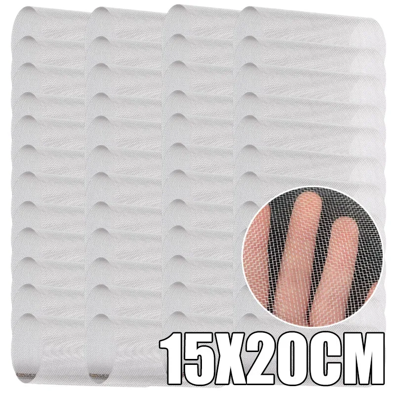 Repair Mesh Bumper Plastic Stainless Steel Crack Repair Mesh Welded Wire Auto Bumper Body Hood Ventilation Mesh 15x20cm