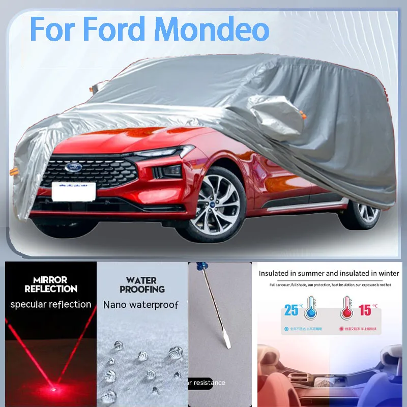 

For Ford Mondeo Full Car cover with UV protection and Winter Insulation roles,Rainproof,Snowproof Ati-frost properties.