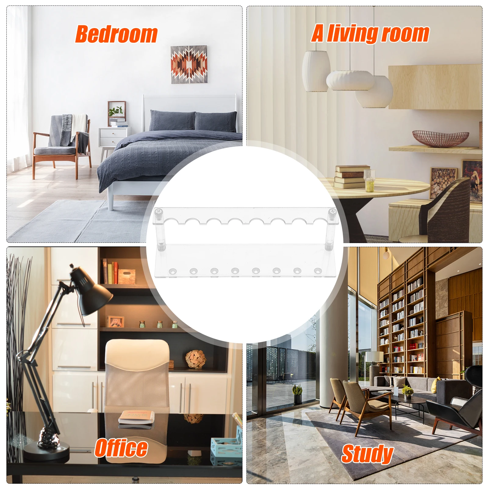 

Подставка для канцелярских принадлежностей, ручка для бровей, прозрачный держатель, чехол для хранения маркеров, кисть для макияжа, шариковые ручки, карандаш