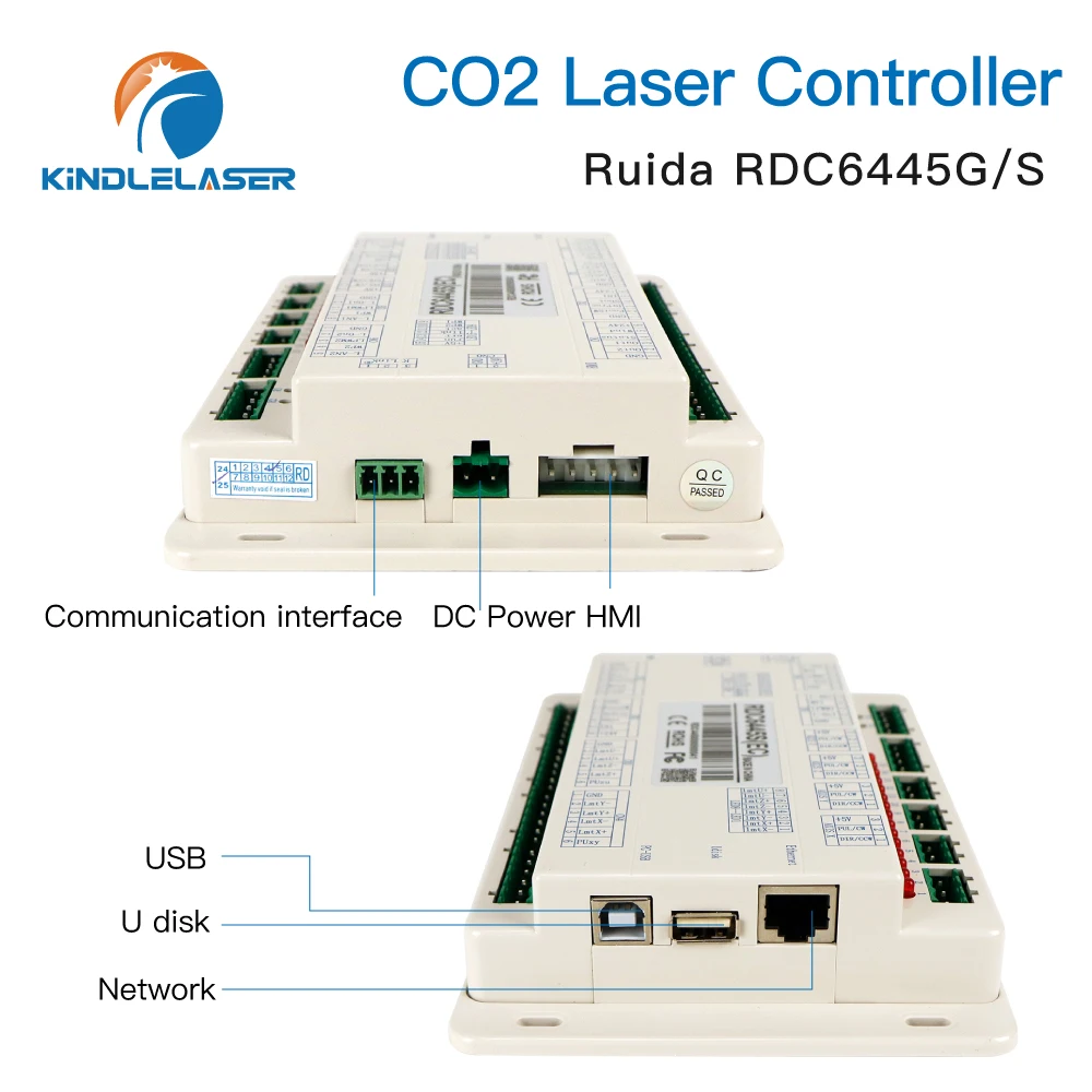 Imagem -05 - Kindlelaser Ruida Rc6445g Rdc6445s Controlador para Cnc Co2 Máquina de Corte e Gravação a Laser Atualização Rdc6442 Rdc6442g Novo