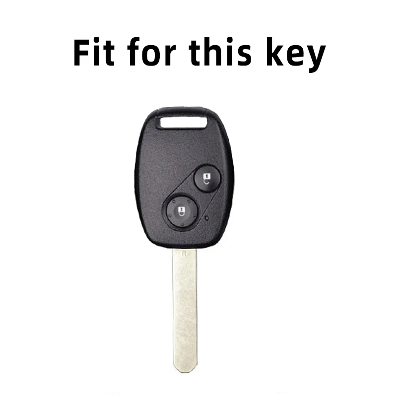 2 ปุ่ม TPU Auto Shell Fob พวงกุญแจสําหรับ Honda Fit CIVIC JAZZ Pilot Accord CR-V Freed Pilot StepWGN Insight ฝาครอบกุญแจรถ