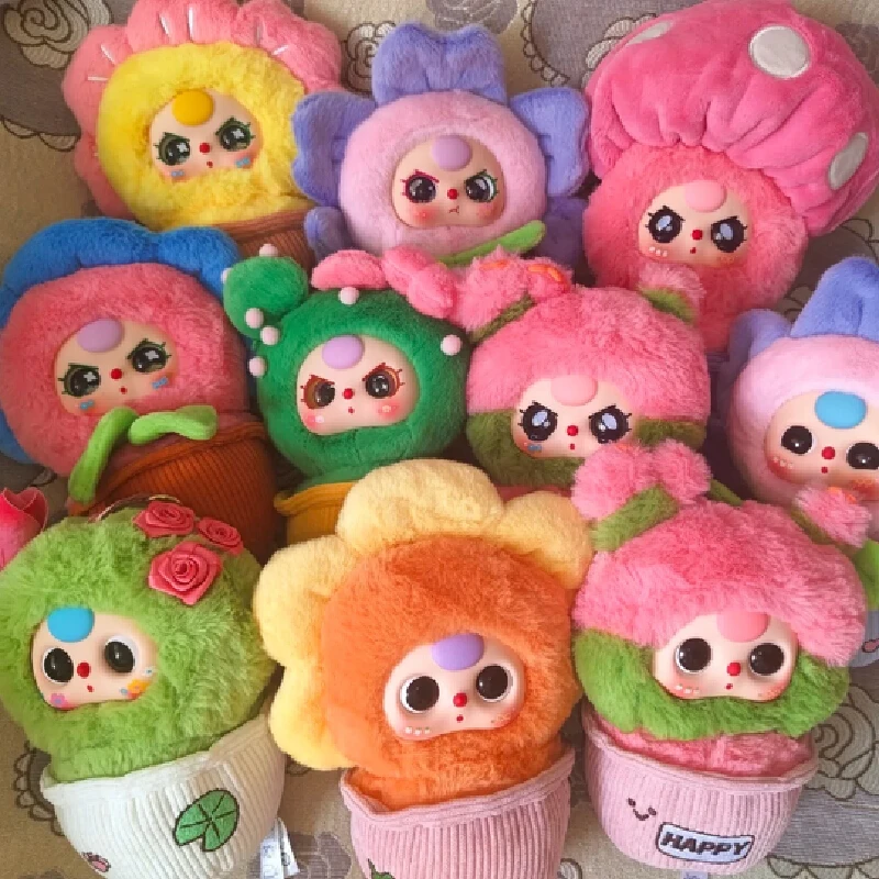 

100% Genuine In Stock Baby Three A Pot Of Small Flower Blind Box Kawaii Children'S Toys Trendy Toys Girlfriend Surprise Gift