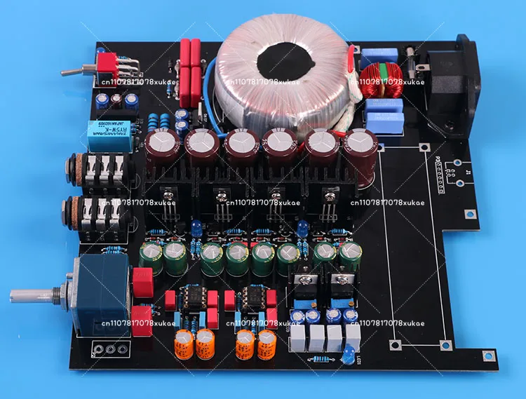 Delicate Sound Quality Reference Motor Power A2 Headphone Amplifier Kit Parts Finished Board Powerful Headphone Amplifier