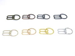 30pcs 4mm~15mm Metal Bra Strap Adjustment Buckles Underwear sliders Rings Clips For Lingerie Adjustment DIY Accessories