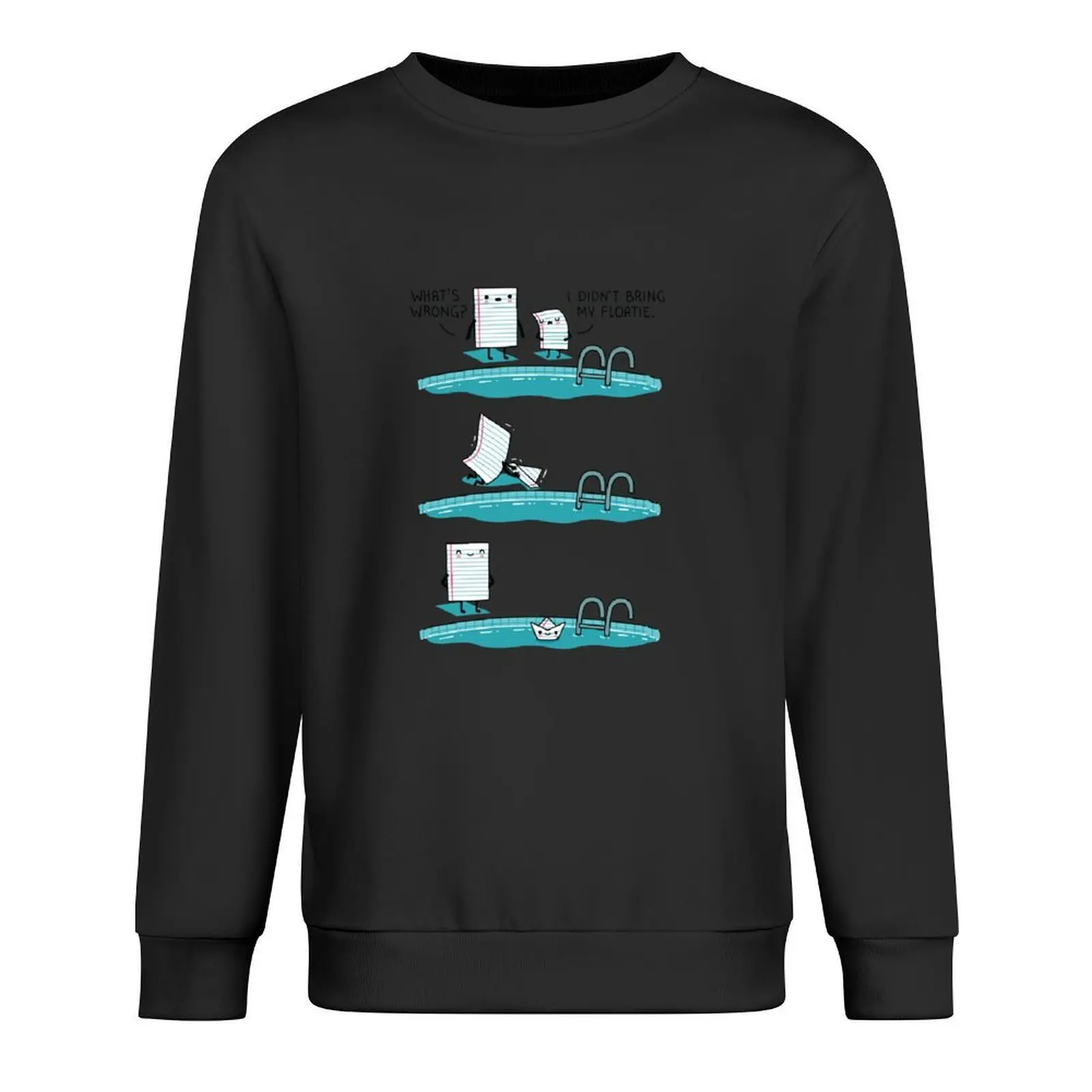

The floatie Pullover graphic t shirts men men wear japanese style korean clothes sweatshirt male