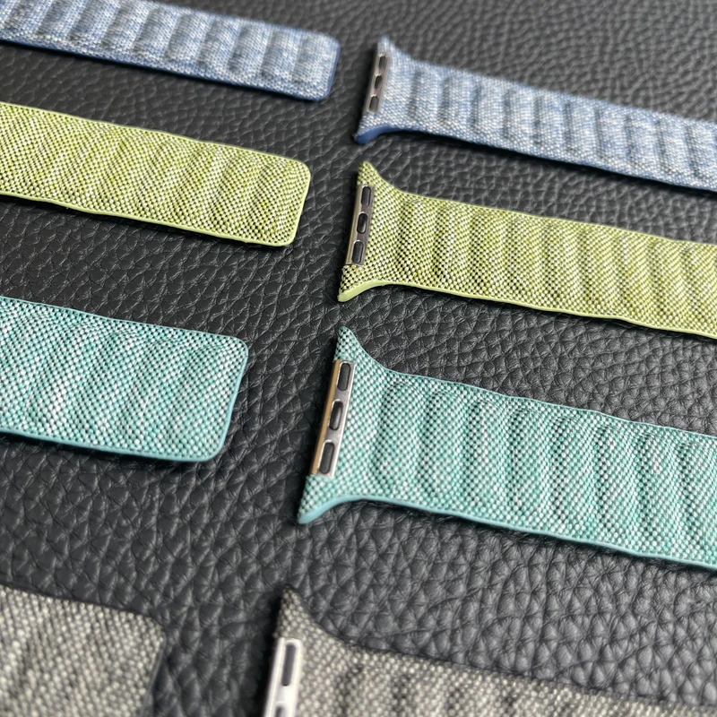 Denim Magnetic Strap For Apple Watch Series 11 10 9 SE 3 46mm 42mm 45mm 44mm 40mm 38mm 41mm Bracelet For iWatch Ultra 3 2 1 49mm