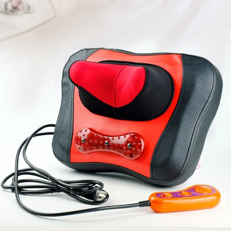 

Customizable Neck Massager Pillow, Electric Kneading Cushion, Full-Body Relaxation Device, Multi-Use Massage for Neck