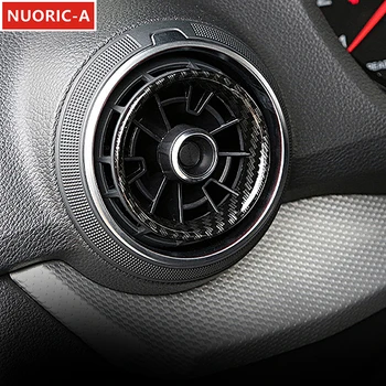 아우디 A3 8V 2013-2020 용 전면 에어컨 콘센트 링 장식 커버 트림, 자동차 스타일링 인테리어 액세서리