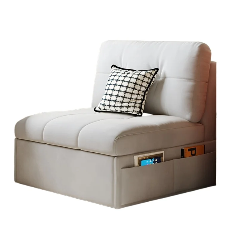 

Single folding sofa bed dual-purpose small apartment retro style so fa retractable balcony single ch air