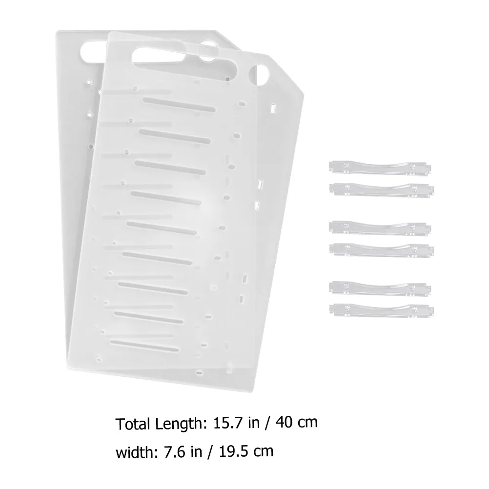 1Set Transparent Hard Disk Rack 3.5 Inch Multi-Layer Mechanical Hard Drive Bracket Cooling Storage Mounting Rack
