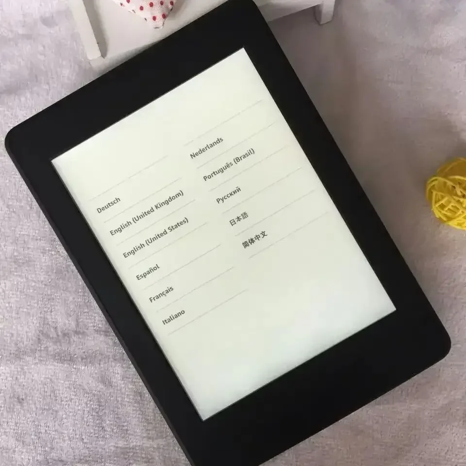 Kindle Paperwhite 6in 4GB light E Reader الحبر الإلكتروني قارئ الكتب الإلكترونية القابل للتسجيل لقارئ الكتب الإلكترونية Kindle Libre دعم TXT، PDF