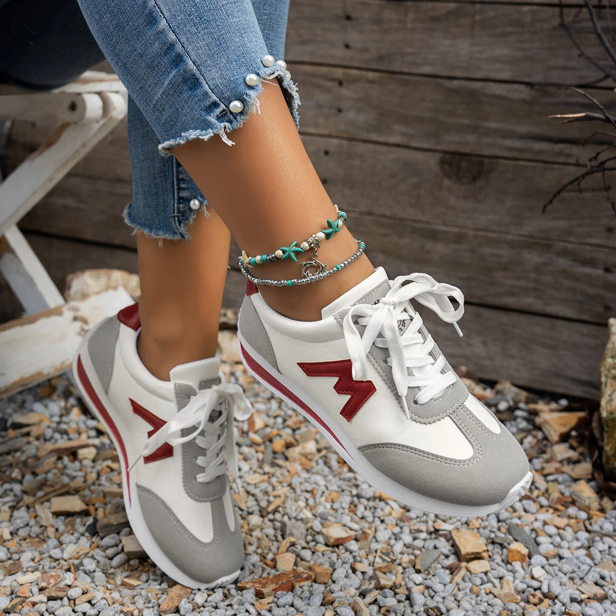 Women Platform Casual Shoes Height Increasing Chunky Sneakers for Youth Girls Outdoor Trainers Female Ladies Thick Sole Footwear