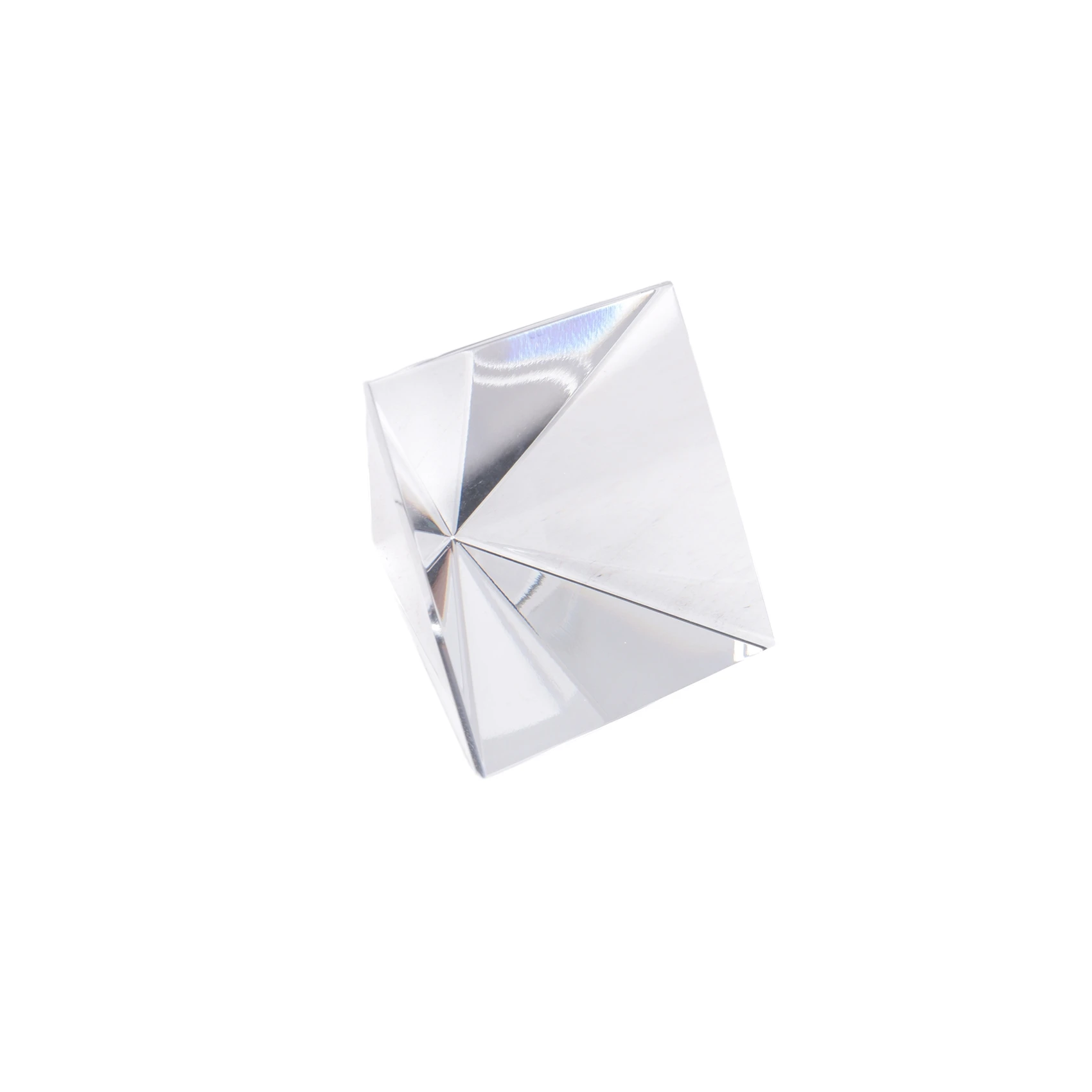 B62B Prism Optical Glass Pyramid 40mm High Rectangular Polyhedron for Teaching Experiments Photography Accessories