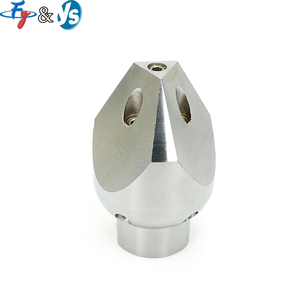 

1/2 дюйма, внутренняя, 170 л/мин, насадка для очистки канализационного стока из нержавеющей стали высокого давления, распылительная насадка для очистки канализационной воды и крыс