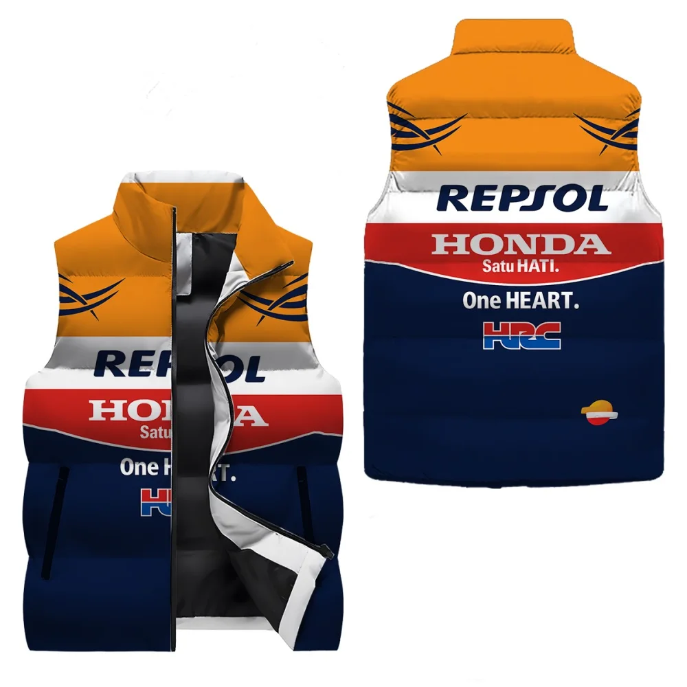 Мотоциклетный мужской кожаный жилет на заказ, зимняя утолщенная молния, Honda, уличная теплая стильная куртка, топ Мотоциклетный мужской кожаный жилет на заказ, зимняя утолщенная молния, Honda, уличная теплая стильная куртка, топ