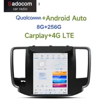 Tesla Qualcomm Carplay Car DVD Player Android 11.0 8G+256G 4G SIM GPS Radio wifi Bluetooth For Nissan Teana J32 Maxima 2008-2012