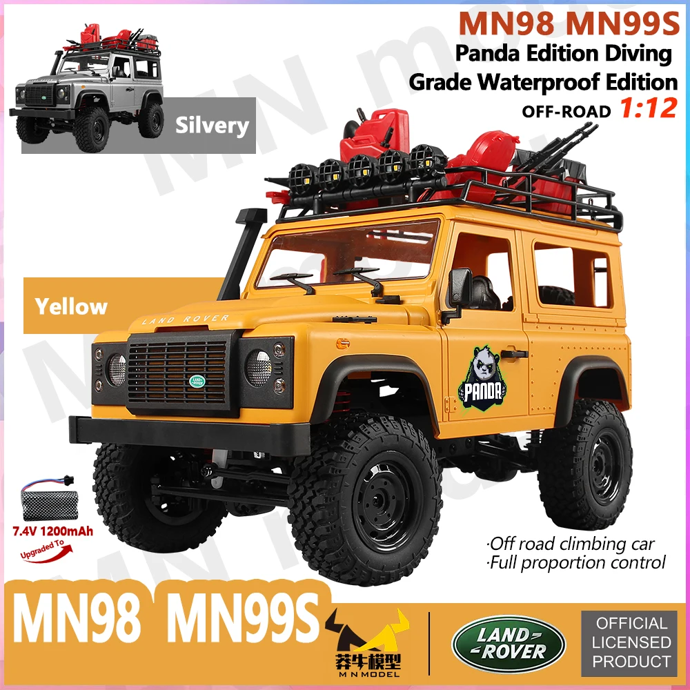 MN99s MN98 1:12 MN نموذج RTR نسخة RC سيارة 2.4G 4WD العربة المتسلقة للصخور المدافع التحكم عن بعد سيارة 1/12 مركبة يتم التحكم بها عن بُعد سيارات اللعب