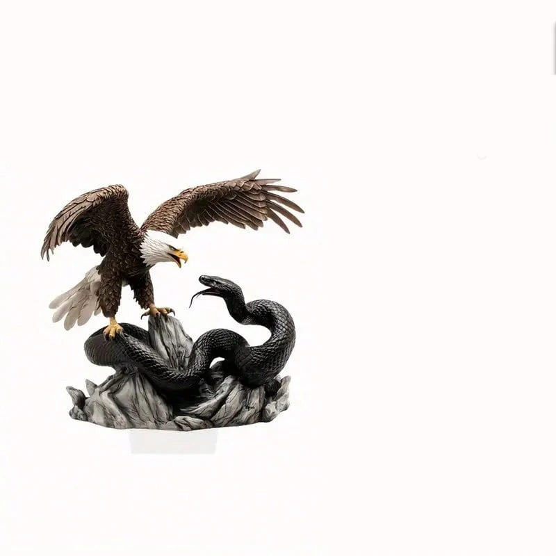 1 Stück Adler-Statue als Desktop-Dekoration, ideale Bürodekoration, Wohnzimmerdekoration, perfektes Weihnachtsgeschenk für Familie und Freunde – Detail 9
