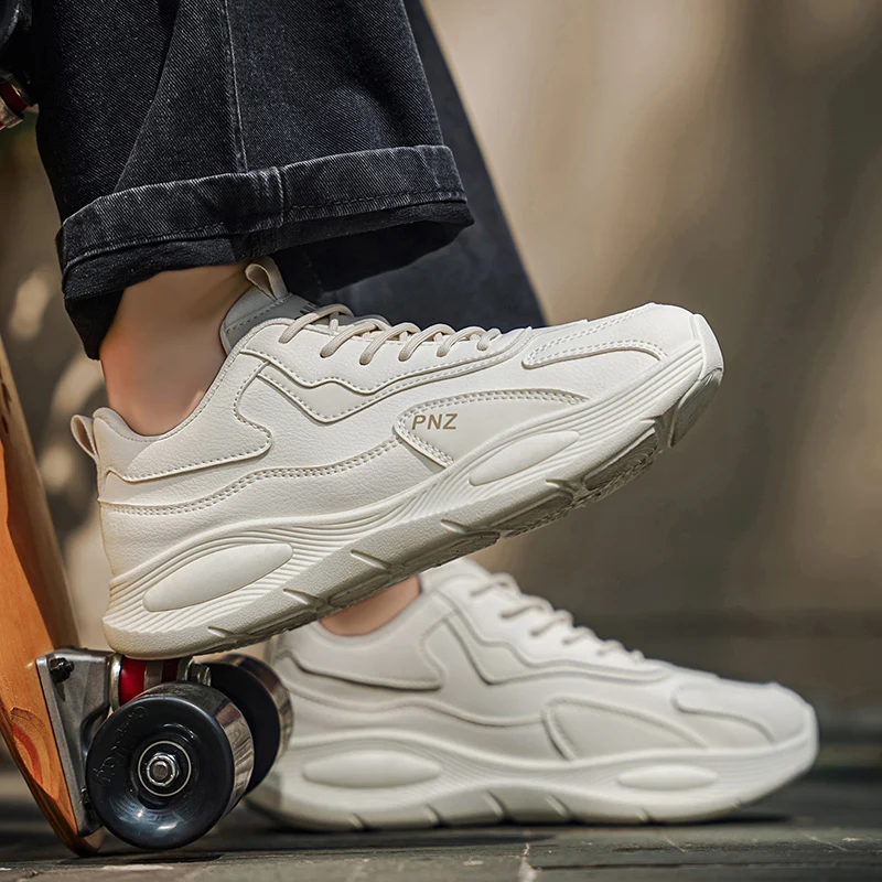 

Casual Sneakers Men Anti-slip Low-top Outdoor Sports Shoes Men Lace-up Comfortable Soft Lightweight Breathable Running Shoes Men