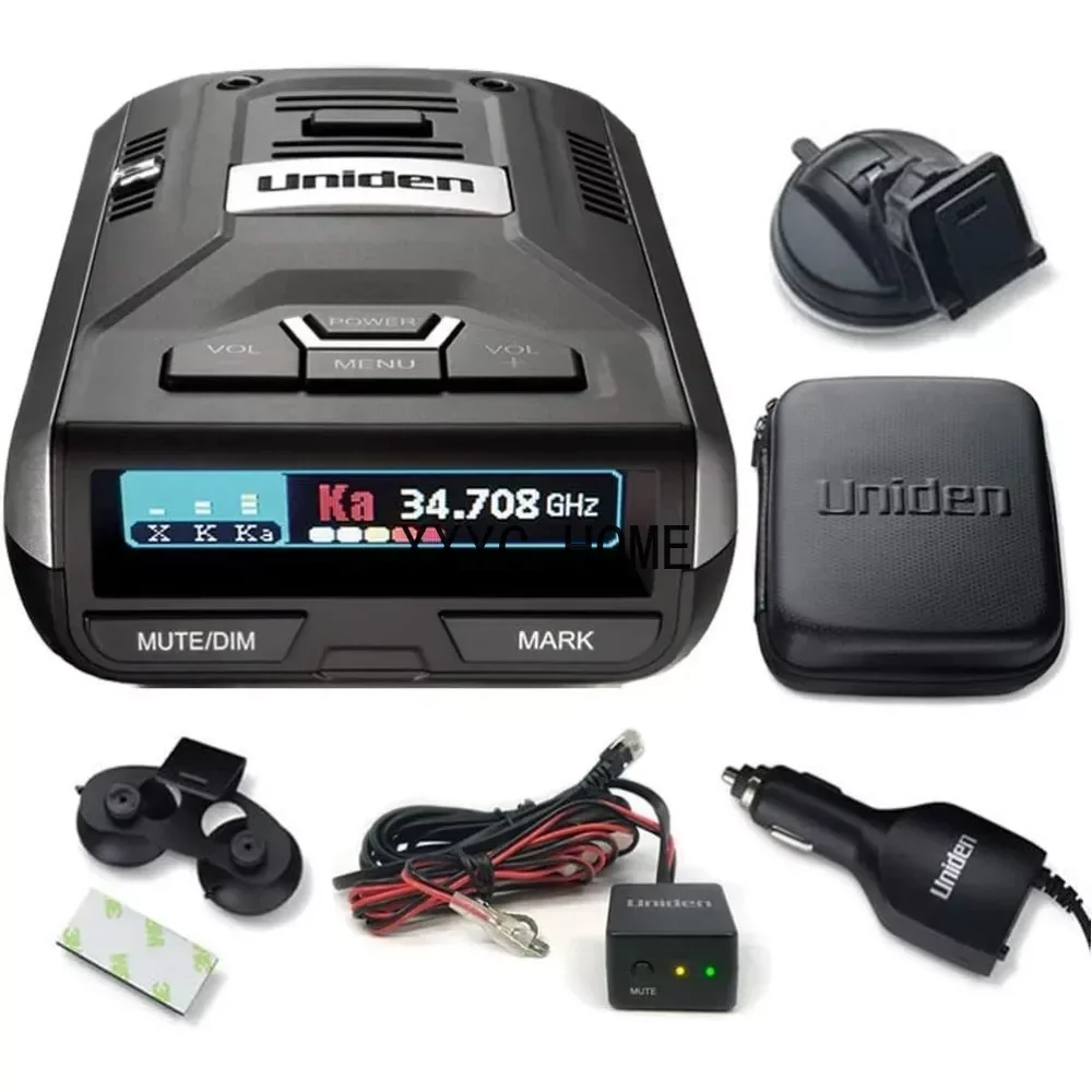 

Uniden R3DSP R3 Dsp Extremely Long-Range Radar Detector/Laser Detector & RDA-HDWKT Radar Detector Smart Hardwire Kit, OLED