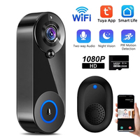 1080P WiFi Video Doorbell Camera Tuya Door Bell Smart Home Security Motion Detect Night Vision Two Way Audio Intercom Doorbell