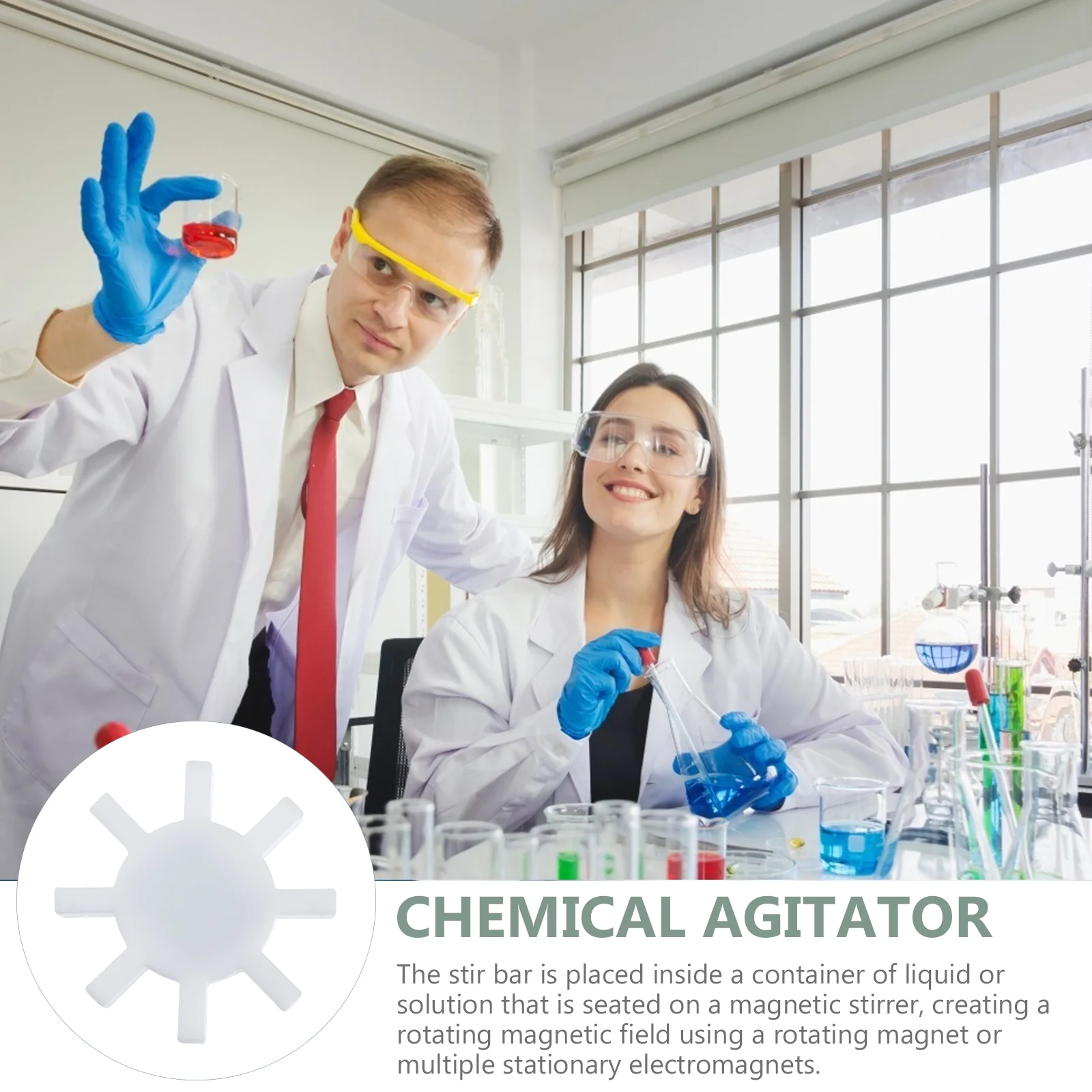 Ptfe Magnet rührer Stab mischer Rühr stange, Labors tange, Rühr platten stange, Rühr platten magnet, Rührstab magnetisch, achteckig