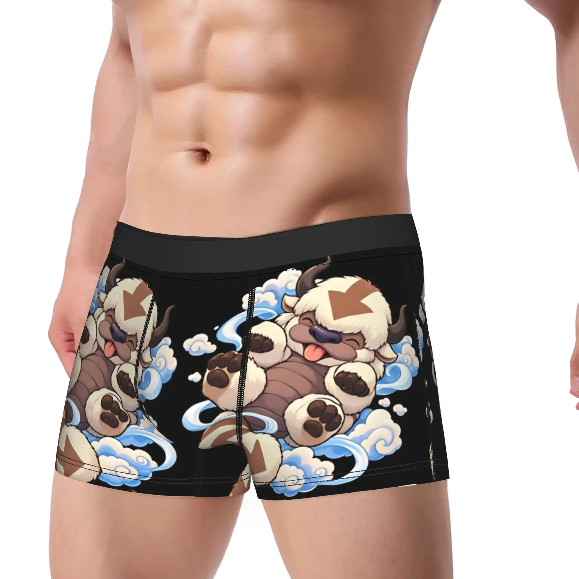 Avatars The Last Airbender Appa Underwear  Printing Boxer Shorts Quality Men Panties Comfortable Boxer Brief Gift