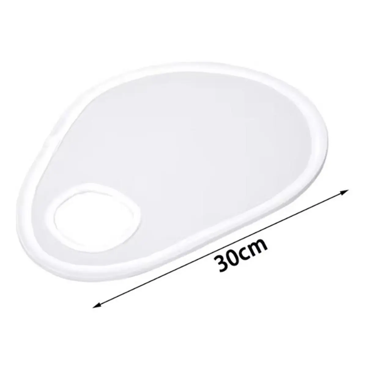 30cm Portable Foldable Diffuser Panel (Semi-Transparent White) for Camera Lenses Foldable Soft Light Accessory