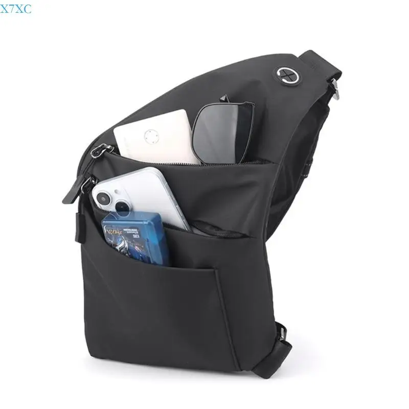 

X7XC Lightweight Chest Bags Crossbody Bag With Adjustable Strap And Anti Theft Features Shoulder Purse For City Adventures