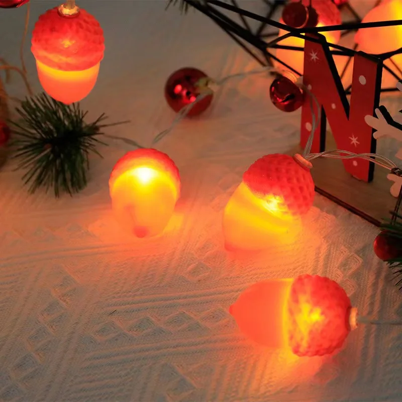 

Family Christmas Lights Decoration LED Pineal Light String Courtyard Decoration Romantic Atmosphere Lighting String