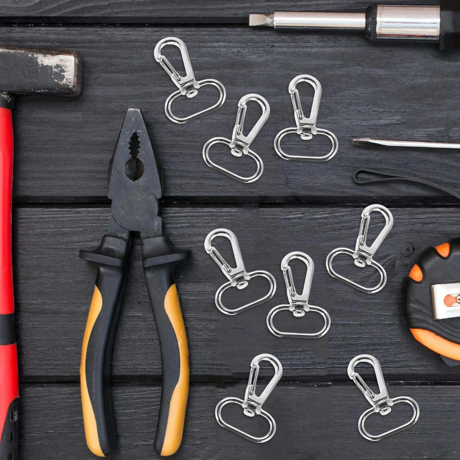 

20pcs Parrot Door Locks Sturdy Metal Buckles Anti-Escape Safety For Bird Cages Universal Pet Cage Accessories Durable