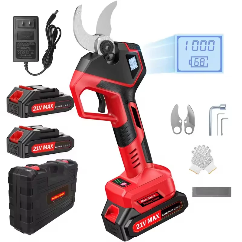 

Professional SK5 Battery Powered Garden Electric Pruning Shears Handheld Cordless Pruning Shears