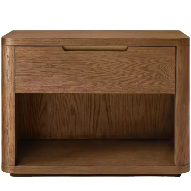 

Solid wood high-end luxury series, single bedside table - luxury bedside table