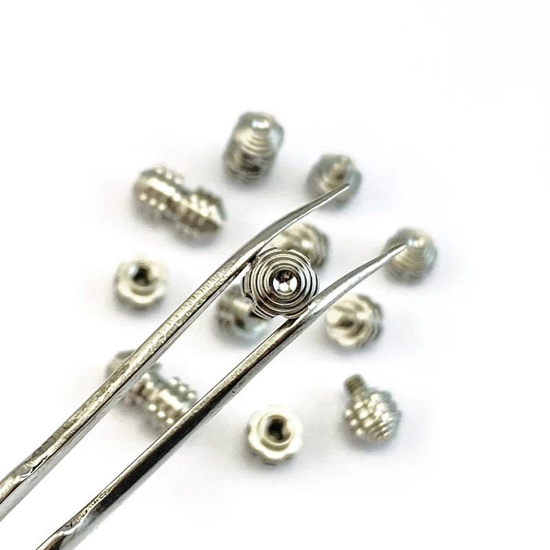 CNC 2 Colors Titanium Alloy Material Folding Knife Thumb Pushed Screw Button Rivet Nail Stud DIY Making Parts Accessories - Image 6