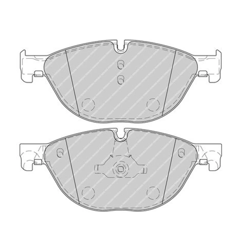 

THREEON Quick Stop Front Brake Pads For BMW Series 5 F07 2009-2017 N55 Series 7 (F01 F02 F03 F04) 34216790966 34216775342