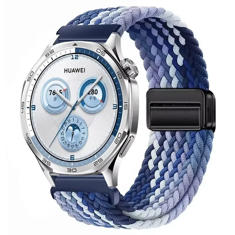 20mm 22mm Nylon Loop bands for Huawei Watch GT5/4/Pro GT3 2 46mm Straps for Amazfit GTR/GTS Samsung Galaxy Watch 5 Pro 45mm Belt