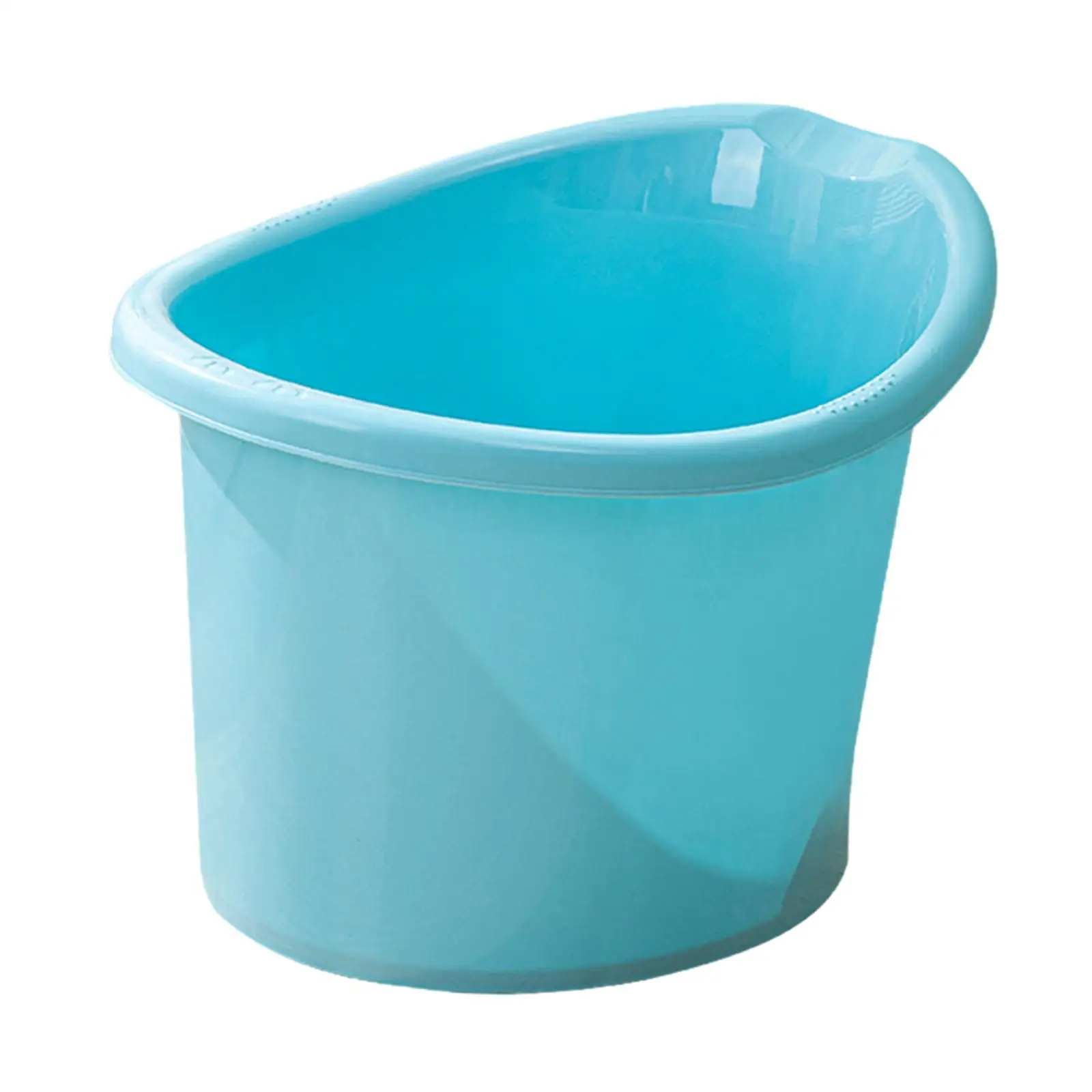 Baby Tub Bucket with Back Support and Removable Stool Non Slip Bath Seat for Infant Newborn Bathtub Portable PP