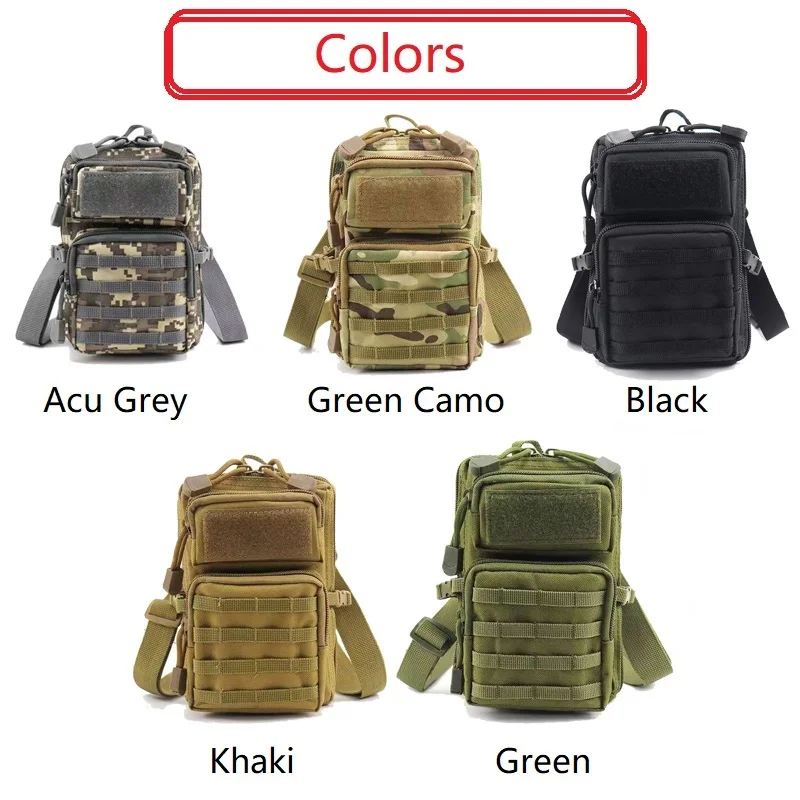 مقاوم للماء في الهواء الطلق التكتيكية مول الخصر حقيبة المشي لمسافات طويلة السفر حقيبة ظهر ذات حمالة الخصر حزم حقيبة كتف الحقيبة