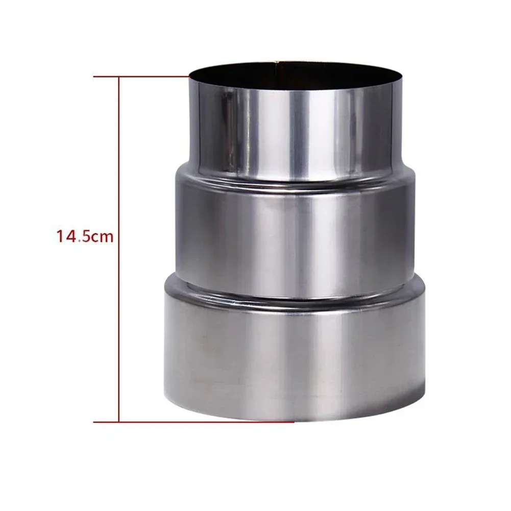 

Stainless Steel Flue Exhaust Pipe Liner Reducer / Tubing Connector Adaptor Stove Pipe Home Chimney Stove Pipe Ventilation Parts