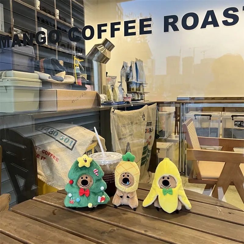 Pluszowe zwierzę 10cm nakrycie głowy dla lalki płaszcz lalki brelok ręcznie robione zabawki dla dzieci prezenty świąteczne dekoracje 2023