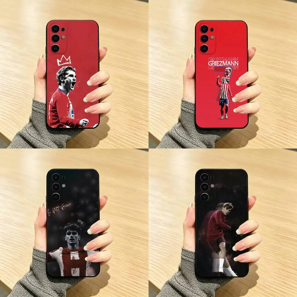 Football Star A-Antoine Griezmann  Phone Case For Samsung S25,S24,S21,S22,S23,S30,Ultra,S20,Plus,Fe,Soft Silicone Black Cover