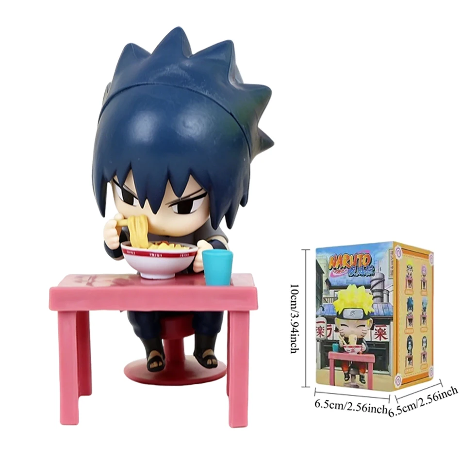 Bestseller Naruto Shippuden Ramen Themen-Serie Blind Box - Chibi Mini PVC Anime-Figuren, Uchiha Sasuke & Naruto Spielzeug, Tägliche Geschenke