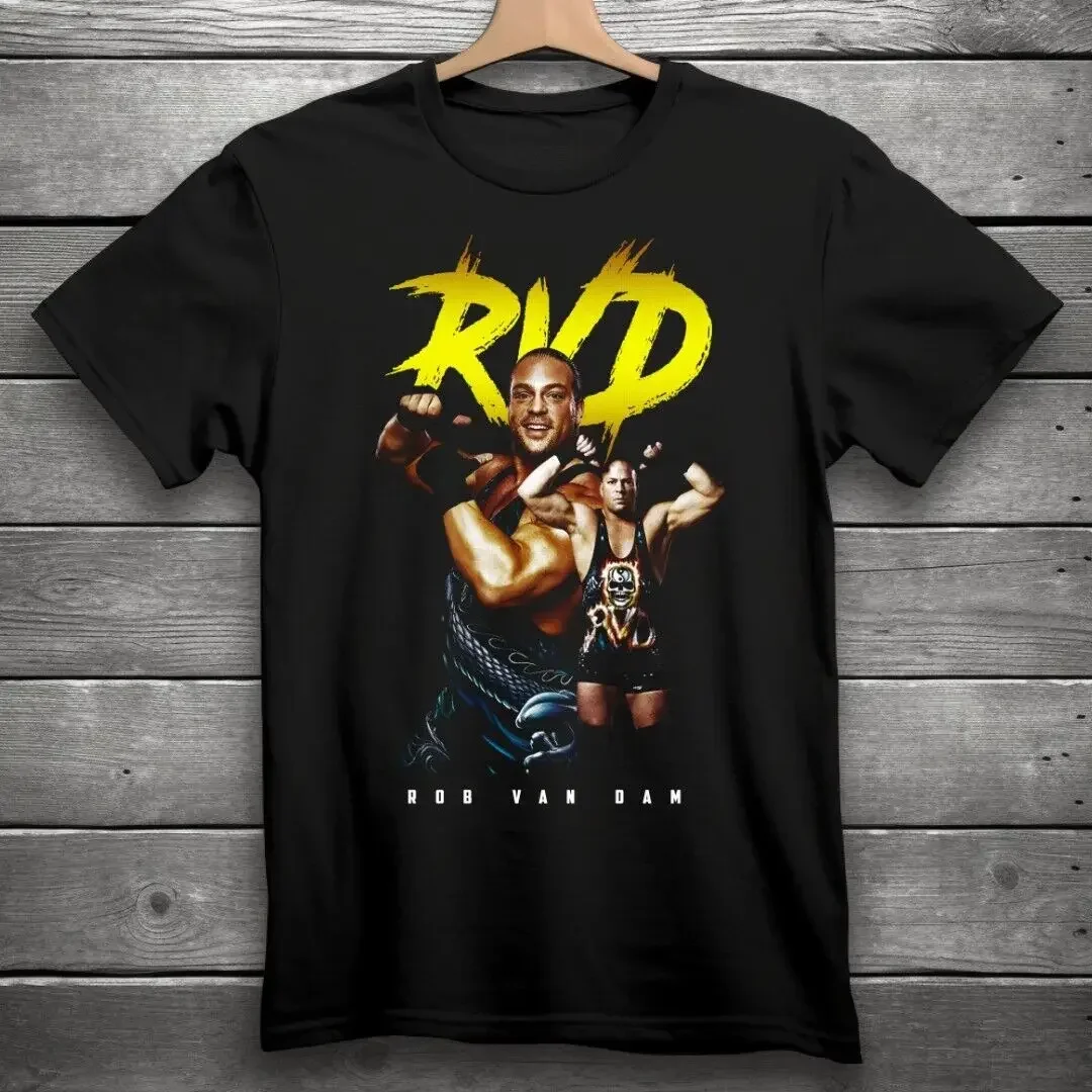 RVD Rob Van Dam T-Shirt Black  WWE