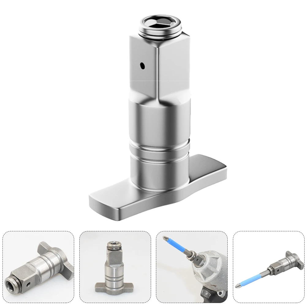

Electric Wrench Bit Converter 1/2 to 1/4 Square Drive Adapter Handle Shaft Extension Tool Socket Household Repair
