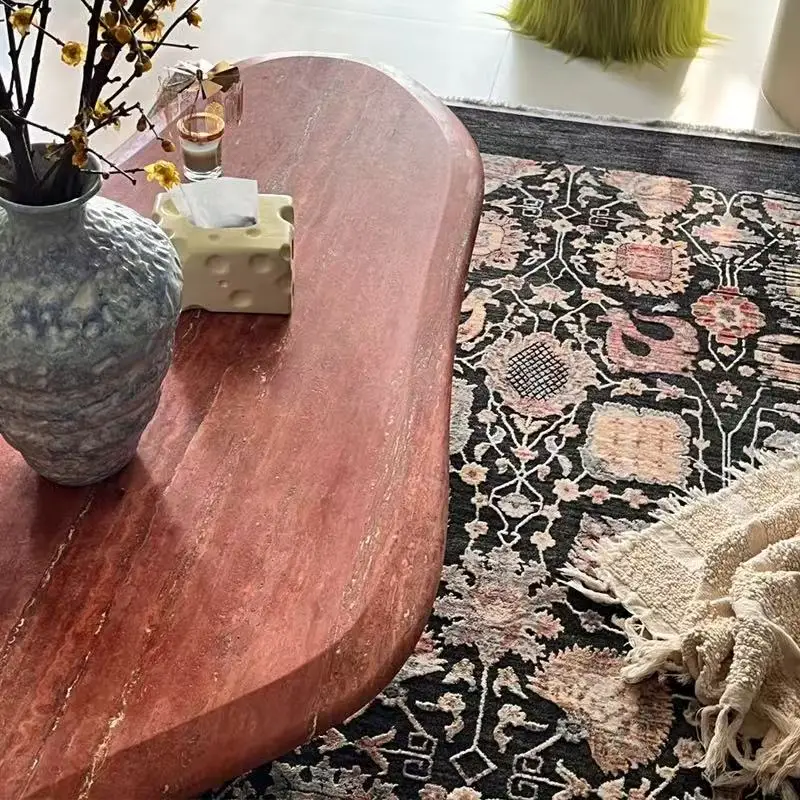 New Style Full Natural Travertine Optional Size Coffee Table Furniture for Living Room
