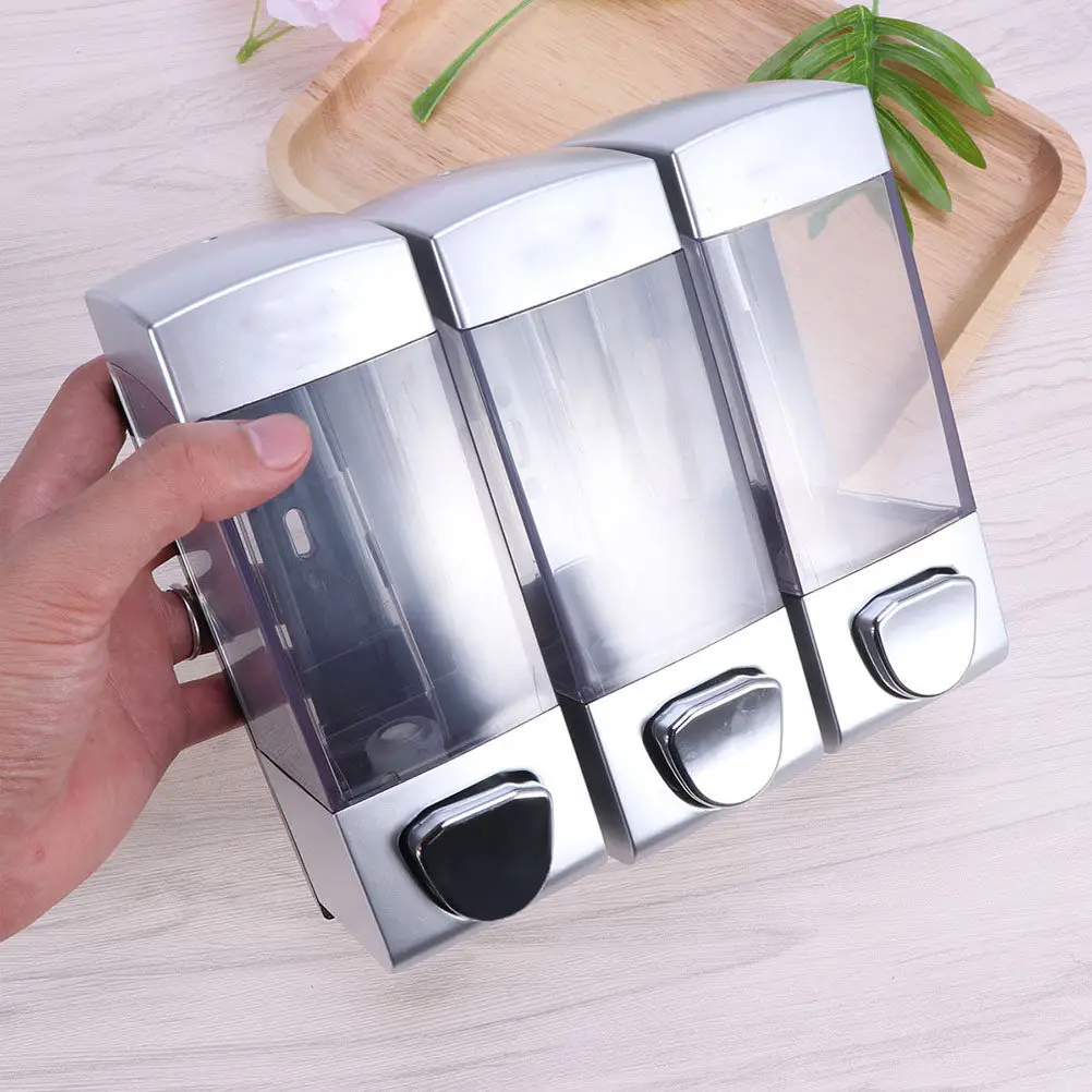 wall-mounted-soap-gel-dispenser-three-outlets-plastic-shampoo-pump-holder-for-bathroom-kitchen-hotel-shower-gel-lotion