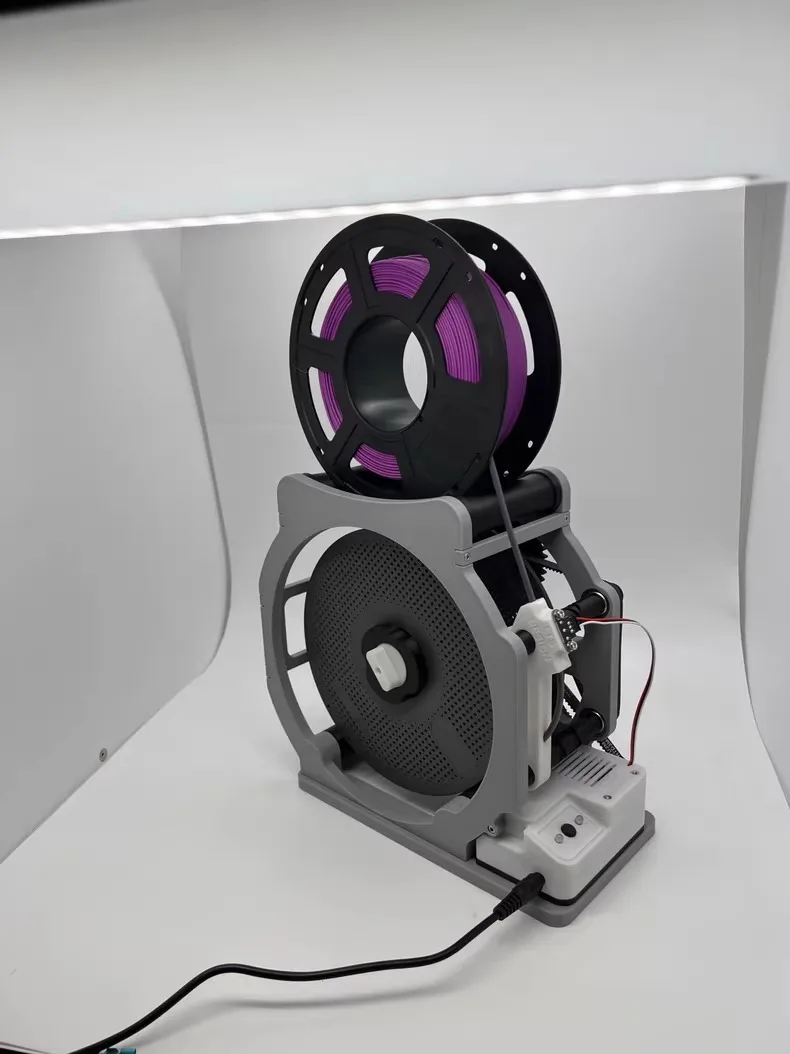 Electric 3D Filament Winder – 3D Printing Filament Spooling Machine with Smart Start and Stop