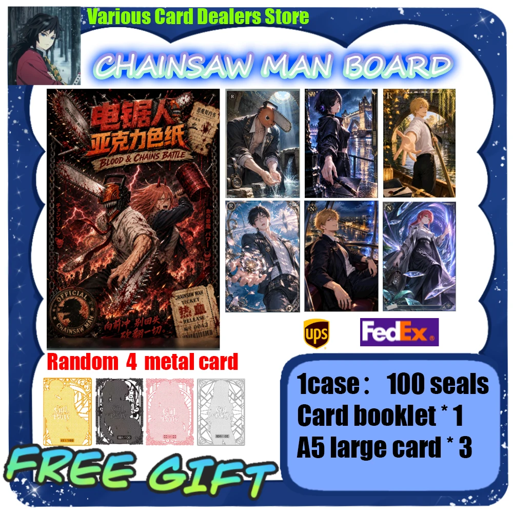 Chainsaw Man Cards Hell Hero Edition Collector Set Makima Anime Character Festival Gift Limited Festival Gift