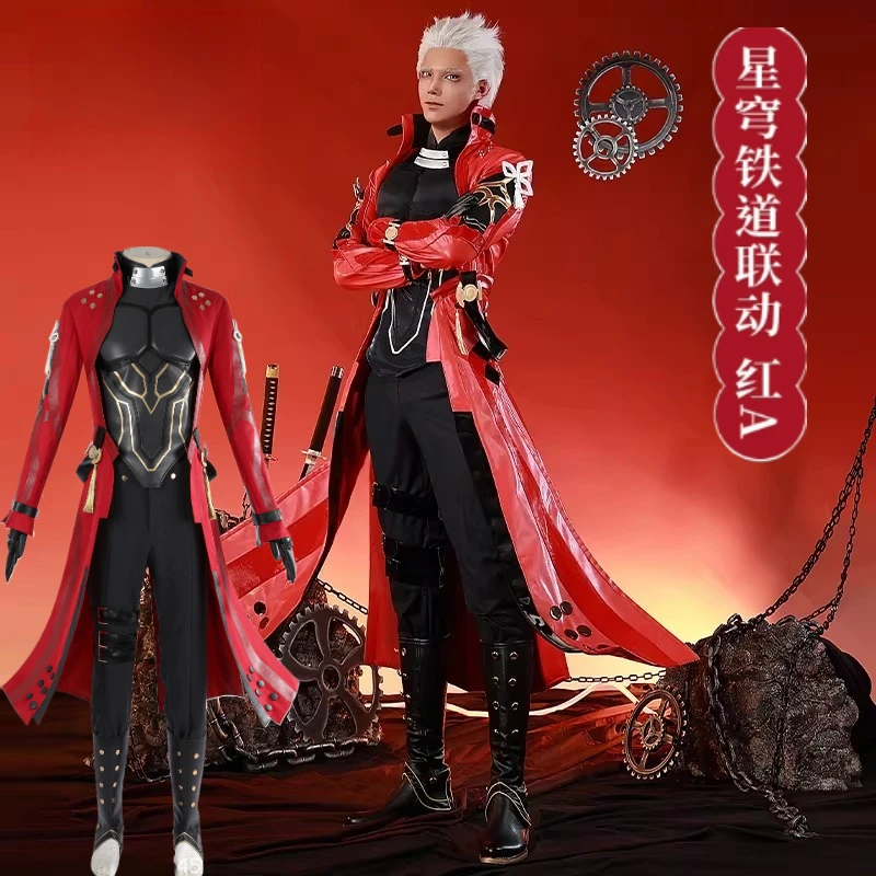 

Fate Archer Linkage Honkai:Star Rail Cosplay Costume Stay Night Red Plain Mystic Costume Halloween Christmas Man Costumes