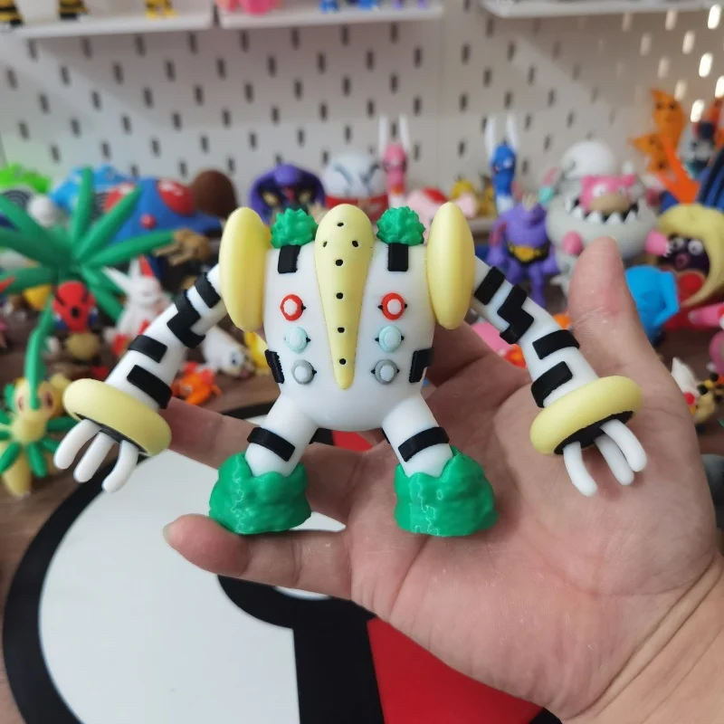 Anime registeel regirock regice figura de ação proporção mundo 1:20 diy impressão 3d personagem dos desenhos animados estátua desktop presente do miúdo